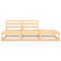 3-tlg. Garten-Lounge-Set Kiefer Massivholz 3-tlg. Garten-Lounge-Set Kiefer Massivholz