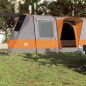 vidaXL Tunnelzelt 4 Personen Grau und Orange Wasserdicht vidaXL Tunnelzelt 4 Personen Grau und Orange Wasserdicht