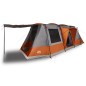vidaXL Tunnelzelt 4 Personen Grau und Orange Wasserdicht vidaXL Tunnelzelt 4 Personen Grau und Orange Wasserdicht