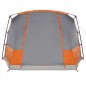 vidaXL Tunnelzelt 4 Personen Grau und Orange Wasserdicht vidaXL Tunnelzelt 4 Personen Grau und Orange Wasserdicht