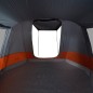 vidaXL Tunnelzelt 4 Personen Grau und Orange Wasserdicht vidaXL Tunnelzelt 4 Personen Grau und Orange Wasserdicht
