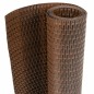 vidaXL Balkon-Sichtschutz Braun und Schwarz 400x80 cm Poly Rattan vidaXL Balkon-Sichtschutz Braun und Schwarz 400x80 cm Poly Rattan