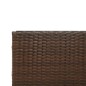 vidaXL Gartensofa in L-Form mit Tisch und Kissen Braun Poly Rattan vidaXL Gartensofa in L-Form mit Tisch und Kissen Braun Poly Rattan
