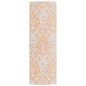 vidaXL Outdoor-Teppich Orange und Weiß 80x250 cm PP vidaXL Outdoor-Teppich Orange und Weiß 80x250 cm PP