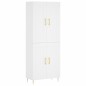 vidaXL Highboard Weiß 69,5x34x180 cm Holzwerkstoff vidaXL Highboard Weiß 69,5x34x180 cm Holzwerkstoff