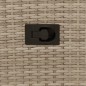 vidaXL Gartensessel mit Kissen 2 Stk. Verstellbar Beige Poly Rattan vidaXL Gartensessel mit Kissen 2 Stk. Verstellbar Beige Poly Rattan
