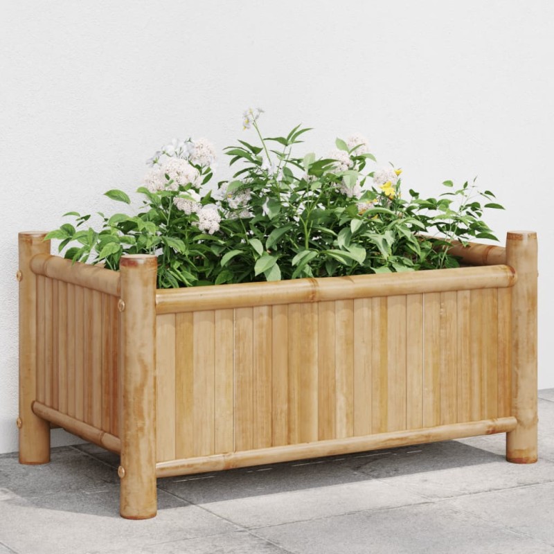 vidaXL Pflanzkübel 50x30x25 cm Bambus vidaXL Pflanzkübel 50x30x25 cm Bambus