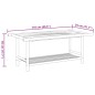 vidaXL Couchtisch 110x55x45 cm Bambus vidaXL Couchtisch 110x55x45 cm Bambus
