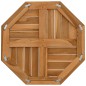 vidaXL Tischplatte 50x50x2,5 cm Achteckig Massivholz Teak vidaXL Tischplatte 50x50x2,5 cm Achteckig Massivholz Teak