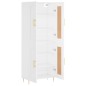 vidaXL Highboard Weiß 69,5x34x180 cm Holzwerkstoff vidaXL Highboard Weiß 69,5x34x180 cm Holzwerkstoff