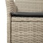 vidaXL 9-tlg. Garten-Essgruppe mit Kissen Hellgrau Poly Rattan & Glas vidaXL 9-tlg. Garten-Essgruppe mit Kissen Hellgrau Poly Rattan & Glas
