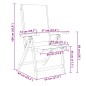 vidaXL 7-tlg. Garten-Essgruppe Massivholz Akazie und Textilene vidaXL 7-tlg. Garten-Essgruppe Massivholz Akazie und Textilene