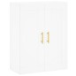 vidaXL Highboard Weiß 69,5x34x180 cm Holzwerkstoff vidaXL Highboard Weiß 69,5x34x180 cm Holzwerkstoff