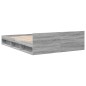 vidaXL Bettgestell mit Schubladen Grau Sonoma 150x200 cm Holzwerkstoff vidaXL Bettgestell mit Schubladen Grau Sonoma 150x200 cm Holzwerkstoff