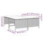 vidaXL Gartenhocker mit Kissen 4 Stk. Braun Poly Rattan vidaXL Gartenhocker mit Kissen 4 Stk. Braun Poly Rattan