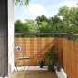 vidaXL Balkon-Sichtschutz Hellbraun 400x100 cm Poly Rattan vidaXL Balkon-Sichtschutz Hellbraun 400x100 cm Poly Rattan