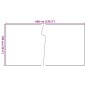 vidaXL Balkon-Sichtschutz Weiß 600x100 cm Poly Rattan vidaXL Balkon-Sichtschutz Weiß 600x100 cm Poly Rattan