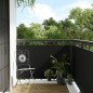 vidaXL Balkon-Sichtschutz Schwarz 400x100 cm Poly Rattan vidaXL Balkon-Sichtschutz Schwarz 400x100 cm Poly Rattan