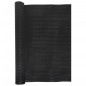 vidaXL Balkon-Sichtschutz Schwarz 400x100 cm Poly Rattan vidaXL Balkon-Sichtschutz Schwarz 400x100 cm Poly Rattan