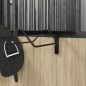 vidaXL Sattelhalter Wandmontage Schwarz Eisen vidaXL Sattelhalter Wandmontage Schwarz Eisen