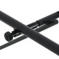 vidaXL Sattelhalter Klappbar Wandmontage Schwarz Eisen vidaXL Sattelhalter Klappbar Wandmontage Schwarz Eisen
