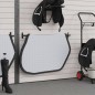 vidaXL Satteldeckenhalter Schwarz Eisen vidaXL Satteldeckenhalter Schwarz Eisen