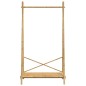 vidaXL Kleiderständer mit Ablage 102x50x190 cm Bambus vidaXL Kleiderständer mit Ablage 102x50x190 cm Bambus