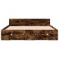 vidaXL Bettgestell mit Schubladen Räuchereiche 120x200cm Holzwerkstoff vidaXL Bettgestell mit Schubladen Räuchereiche 120x200cm Holzwerkstoff