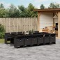 vidaXL 13-tlg. Garten-Essgruppe mit Kissen Schwarz Poly Rattan vidaXL 13-tlg. Garten-Essgruppe mit Kissen Schwarz Poly Rattan