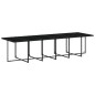 vidaXL 13-tlg. Garten-Essgruppe mit Kissen Schwarz Poly Rattan vidaXL 13-tlg. Garten-Essgruppe mit Kissen Schwarz Poly Rattan