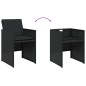 vidaXL 13-tlg. Garten-Essgruppe mit Kissen Schwarz Poly Rattan vidaXL 13-tlg. Garten-Essgruppe mit Kissen Schwarz Poly Rattan