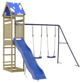 vidaXL Spielturm Imprägniertes Kiefernholz