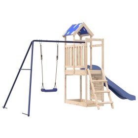 vidaXL Spielturm Massivholz Kiefer