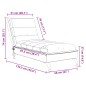 vidaXL Massage-Chaiselongue mit Kissen Hellgrau Stoff vidaXL Massage-Chaiselongue mit Kissen Hellgrau Stoff