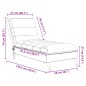 vidaXL Massage-Chaiselongue mit Kissen Schwarz Stoff vidaXL Massage-Chaiselongue mit Kissen Schwarz Stoff