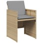 vidaXL 17-tlg. Garten-Essgruppe mit Kissen Beigemischung Poly Rattan vidaXL 17-tlg. Garten-Essgruppe mit Kissen Beigemischung Poly Rattan