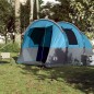 vidaXL Tunnelzelt 4 Personen Blau Wasserdicht vidaXL Tunnelzelt 4 Personen Blau Wasserdicht
