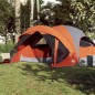 vidaXL Familienzelt für 6 Personen Grau und Orange Wasserdicht vidaXL Familienzelt für 6 Personen Grau und Orange Wasserdicht
