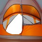 vidaXL Familienzelt für 6 Personen Grau und Orange Wasserdicht vidaXL Familienzelt für 6 Personen Grau und Orange Wasserdicht
