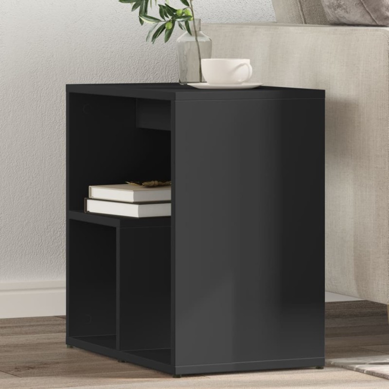 vidaXL Beistelltisch Schwarz 50x30x50 cm Holzwerkstoff vidaXL Beistelltisch Schwarz 50x30x50 cm Holzwerkstoff