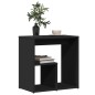 vidaXL Beistelltisch Schwarz 50x30x50 cm Holzwerkstoff vidaXL Beistelltisch Schwarz 50x30x50 cm Holzwerkstoff