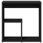 vidaXL Beistelltisch Schwarz 50x30x50 cm Holzwerkstoff vidaXL Beistelltisch Schwarz 50x30x50 cm Holzwerkstoff
