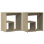 vidaXL Beistelltische 2 Stk. Sonoma-Eiche 50x30x50 cm Holzwerkstoff vidaXL Beistelltische 2 Stk. Sonoma-Eiche 50x30x50 cm Holzwerkstoff