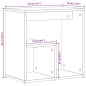 vidaXL Beistelltische 2 Stk. Sonoma-Eiche 50x30x50 cm Holzwerkstoff vidaXL Beistelltische 2 Stk. Sonoma-Eiche 50x30x50 cm Holzwerkstoff