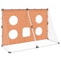vidaXL Fußballtor für Kinder mit Zielmatte und Ball 182x62x118 cm vidaXL Fußballtor für Kinder mit Zielmatte und Ball 182x62x118 cm