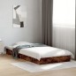 vidaXL Bettgestell ohne Matratze Räuchereiche 75x190 cm Holzwerkstoff vidaXL Bettgestell ohne Matratze Räuchereiche 75x190 cm Holzwerkstoff