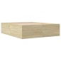 vidaXL Bettgestell Sonoma-Eiche 160x200 cm Holzwerkstoff vidaXL Bettgestell Sonoma-Eiche 160x200 cm Holzwerkstoff