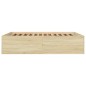 vidaXL Bettgestell Sonoma-Eiche 160x200 cm Holzwerkstoff vidaXL Bettgestell Sonoma-Eiche 160x200 cm Holzwerkstoff