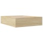 vidaXL Bettgestell Sonoma-Eiche 160x200 cm Holzwerkstoff vidaXL Bettgestell Sonoma-Eiche 160x200 cm Holzwerkstoff