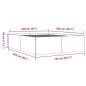 vidaXL Bettgestell Sonoma-Eiche 160x200 cm Holzwerkstoff vidaXL Bettgestell Sonoma-Eiche 160x200 cm Holzwerkstoff